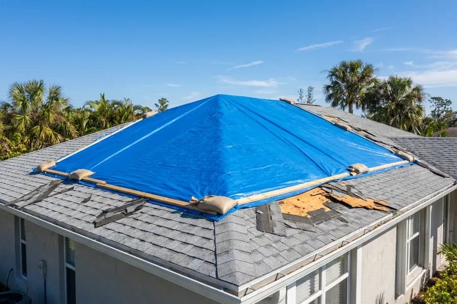 Roof Tarping services in Florida